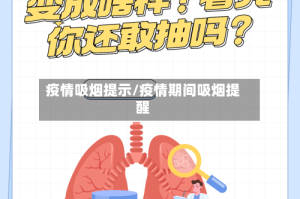 疫情吸烟提示/疫情期间吸烟提醒