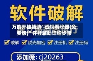 万能开挂辅助“透视看牌器(免费版)”开挂辅助详细步骤