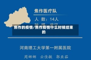 焦作的疫情/焦作疫情什么时候结束的