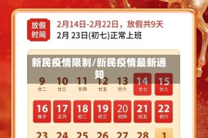 新民疫情限制/新民疫情最新通知