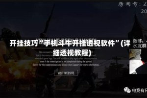 开挂技巧“手机斗牛开挂透视软件”(详细透视教程)