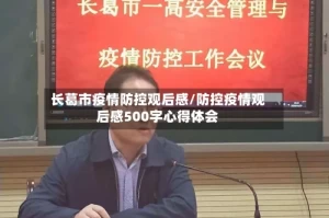 长葛市疫情防控观后感/防控疫情观后感500字心得体会