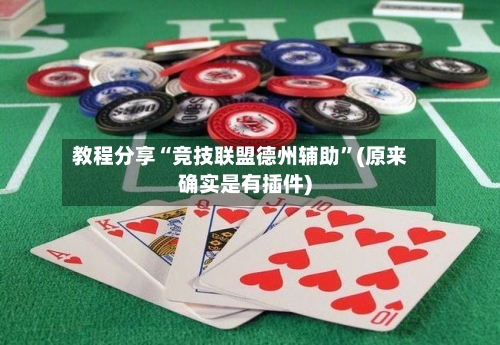 教程分享“竞技联盟德州辅助”(原来确实是有插件)-第1张图片