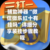 辅助神器“微信微乐红十有挂吗	”详细分享装挂步骤教程-第1张图片