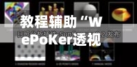 教程辅助“WePoKer透视辅助器”详细辅助软件教程-第2张图片