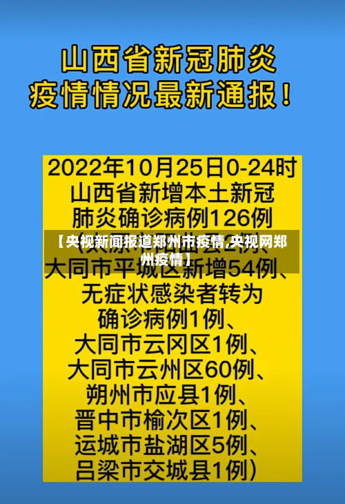 【央视新闻报道郑州市疫情,央视网郑州疫情】-第1张图片