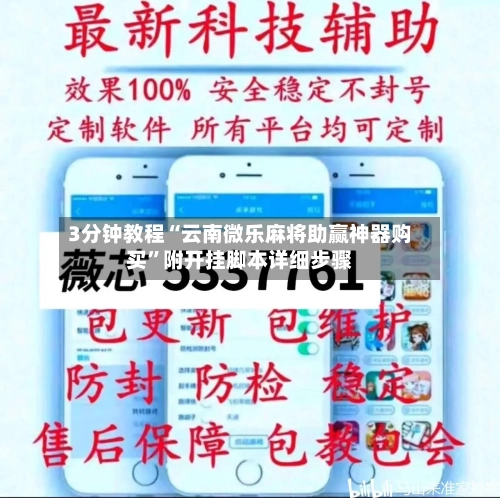 3分钟教程“云南微乐麻将助赢神器购买	”附开挂脚本详细步骤-第2张图片