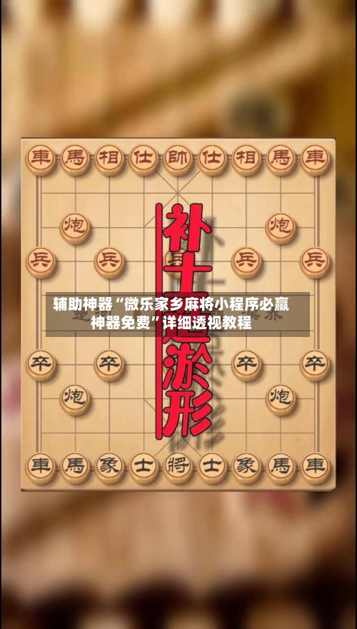 辅助神器“微乐家乡麻将小程序必赢神器免费”详细透视教程-第1张图片