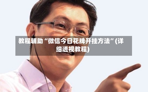 教程辅助“微信今日花牌开挂方法”(详细透视教程)-第2张图片