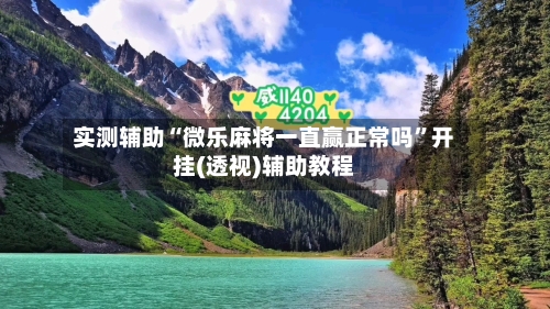 实测辅助“微乐麻将一直赢正常吗”开挂(透视)辅助教程-第1张图片