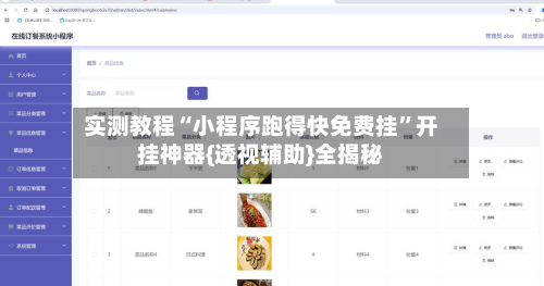 实测教程“小程序跑得快免费挂	”开挂神器{透视辅助}全揭秘-第1张图片