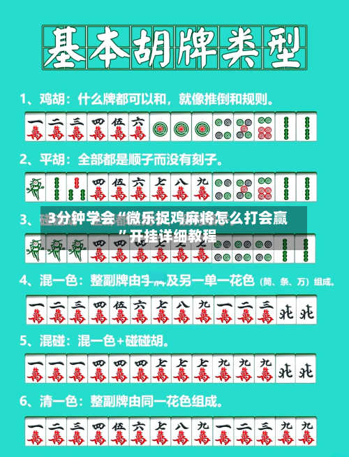 3分钟学会“微乐捉鸡麻将怎么打会赢	”开挂详细教程-第1张图片