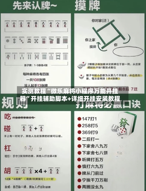 实测教程“微乐麻将小程序万能开挂器”开挂辅助脚本+详细开挂安装教程-第1张图片