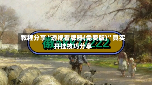 教程分享“透视看牌器(免费版)	”真实开挂技巧分享-第1张图片