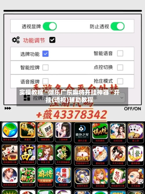 实操教程“微乐广东麻将开挂神器”开挂(透视)辅助教程-第3张图片