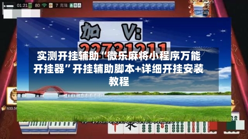 实测开挂辅助“微乐麻将小程序万能开挂器	”开挂辅助脚本+详细开挂安装教程-第1张图片