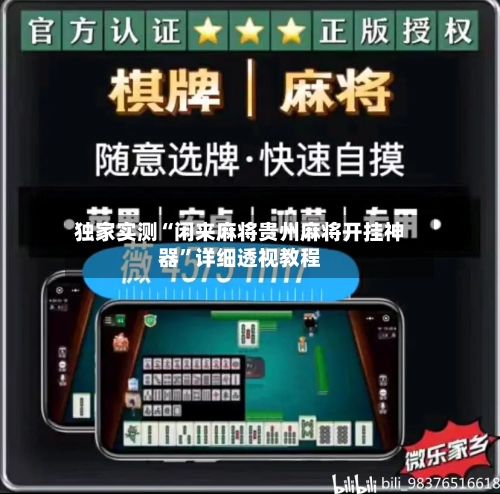 独家实测“闲来麻将贵州麻将开挂神器	”详细透视教程-第1张图片