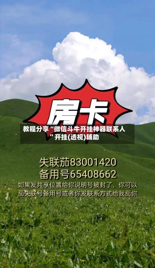 教程分享“微信斗牛开挂神器联系人	”开挂(透视)辅助-第2张图片