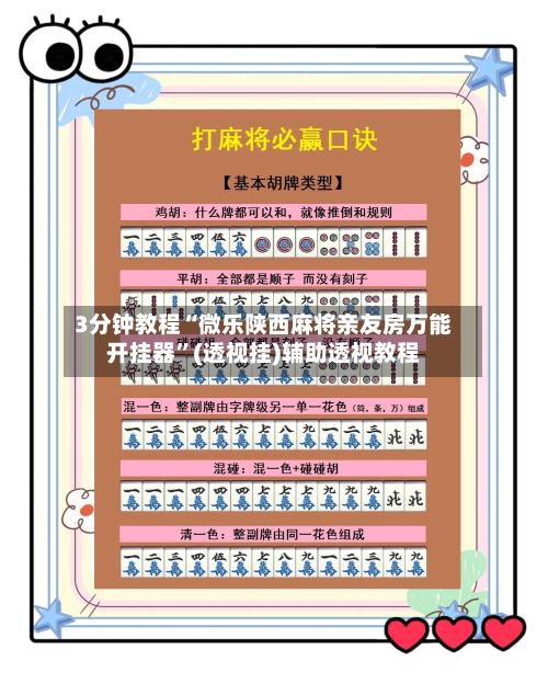 3分钟教程“微乐陕西麻将亲友房万能开挂器	”(透视挂)辅助透视教程-第3张图片