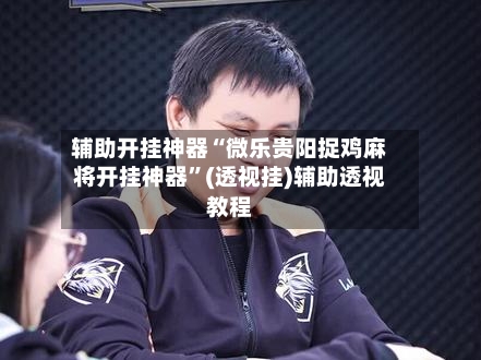 辅助开挂神器“微乐贵阳捉鸡麻将开挂神器	”(透视挂)辅助透视教程-第2张图片