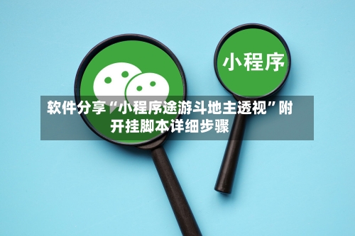 软件分享“小程序途游斗地主透视	”附开挂脚本详细步骤-第1张图片