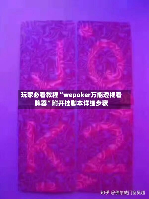 玩家必看教程“wepoker万能透视看牌器	”附开挂脚本详细步骤-第2张图片