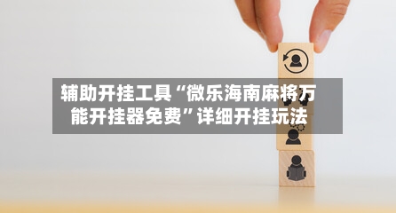 辅助开挂工具“微乐海南麻将万能开挂器免费	”详细开挂玩法-第2张图片