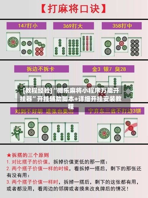 [教程经验]“微乐麻将小程序万能开挂器”开挂辅助脚本+详细开挂安装教程-第3张图片