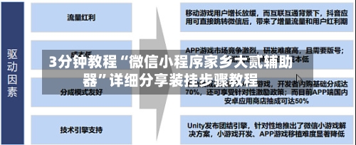 3分钟教程“微信小程序家乡大贰辅助器”详细分享装挂步骤教程-第3张图片