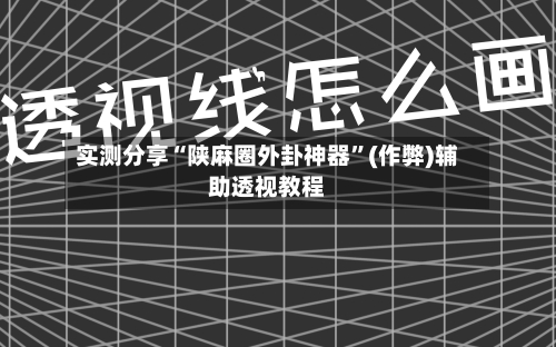 实测分享“陕麻圈外卦神器”(作弊)辅助透视教程-第1张图片