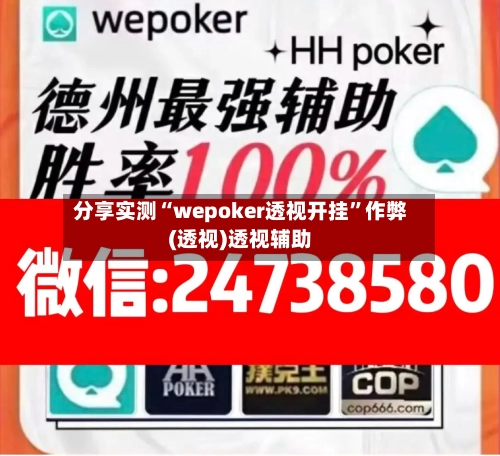 分享实测“wepoker透视开挂	”作弊(透视)透视辅助-第1张图片