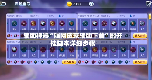 辅助神器“娱网皮球辅助下载”附开挂脚本详细步骤-第2张图片