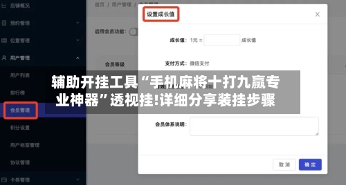 辅助开挂工具“手机麻将十打九赢专业神器	”透视挂!详细分享装挂步骤-第3张图片