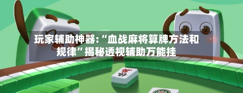玩家辅助神器:“血战麻将算牌方法和规律”揭秘透视辅助万能挂-第2张图片