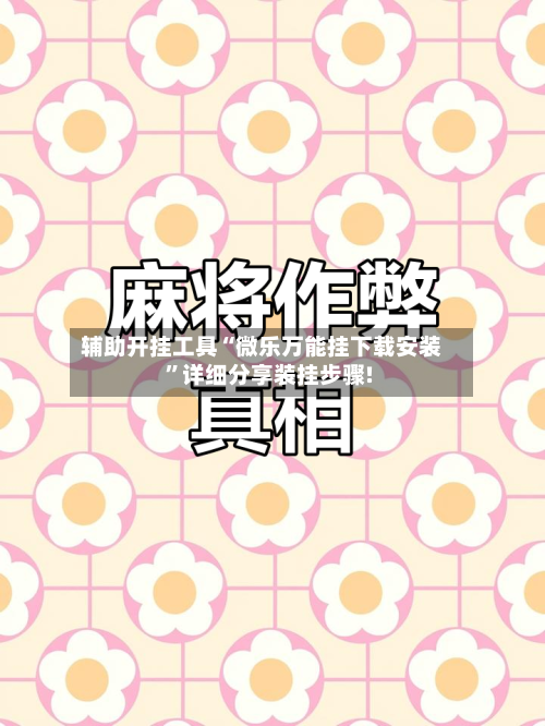 辅助开挂工具“微乐万能挂下载安装	”详细分享装挂步骤!-第1张图片