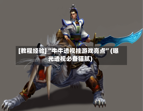 [教程经验]“牛牛透视挂游戏亮点”(曝光透视必备猫腻)-第1张图片