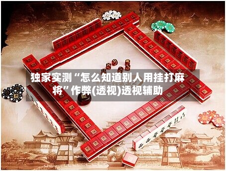 独家实测“怎么知道别人用挂打麻将”作弊(透视)透视辅助-第1张图片