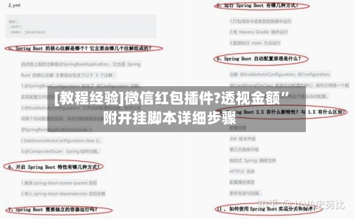 [教程经验]微信红包插件?透视金额”附开挂脚本详细步骤-第1张图片